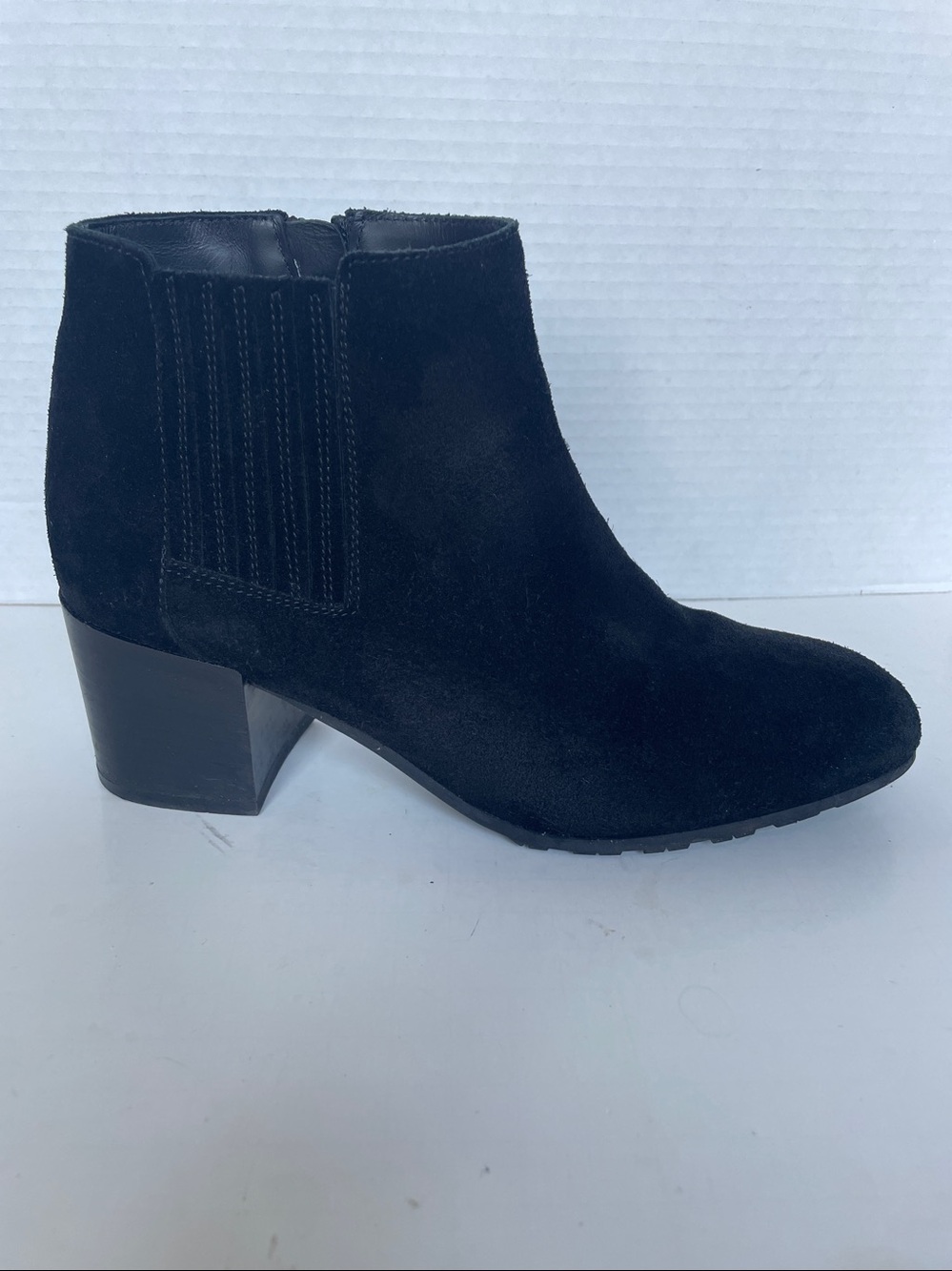Aquatalia black suede ankle boots